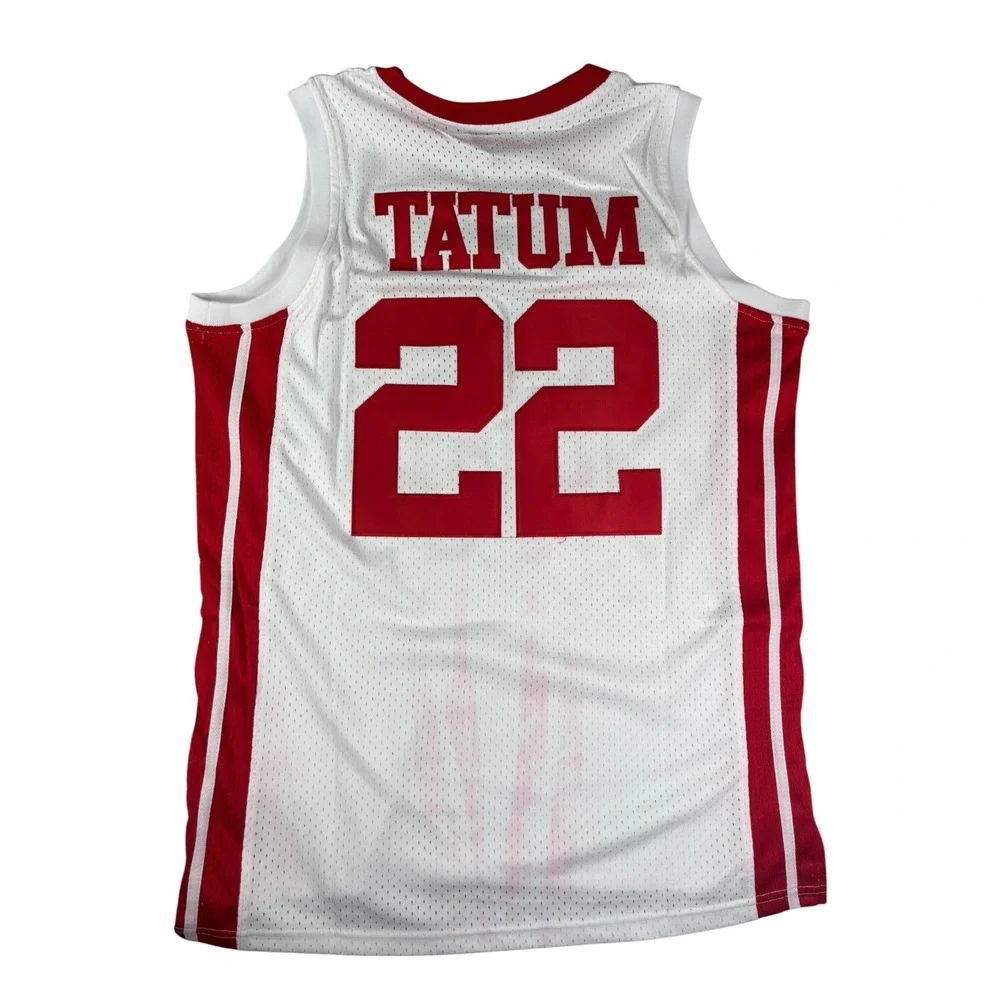 Authentic Classics Jayson Tatum Chaminade High School Basketball Jersey White M